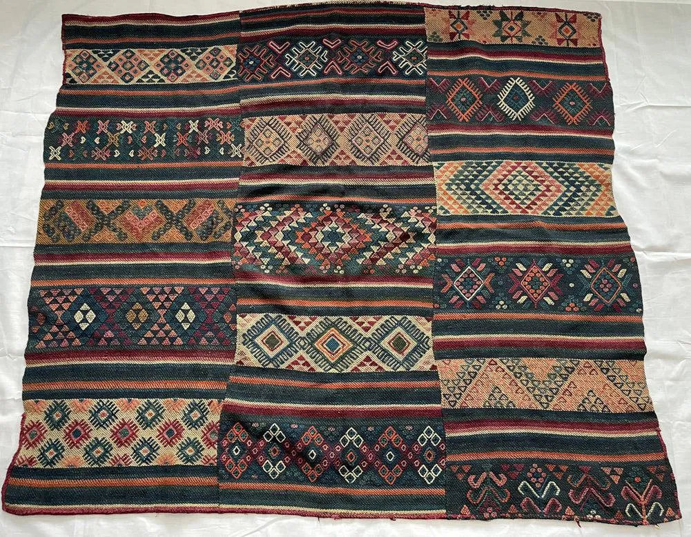 1317 Antique Bhutan Textile Charkab Rain Cloak