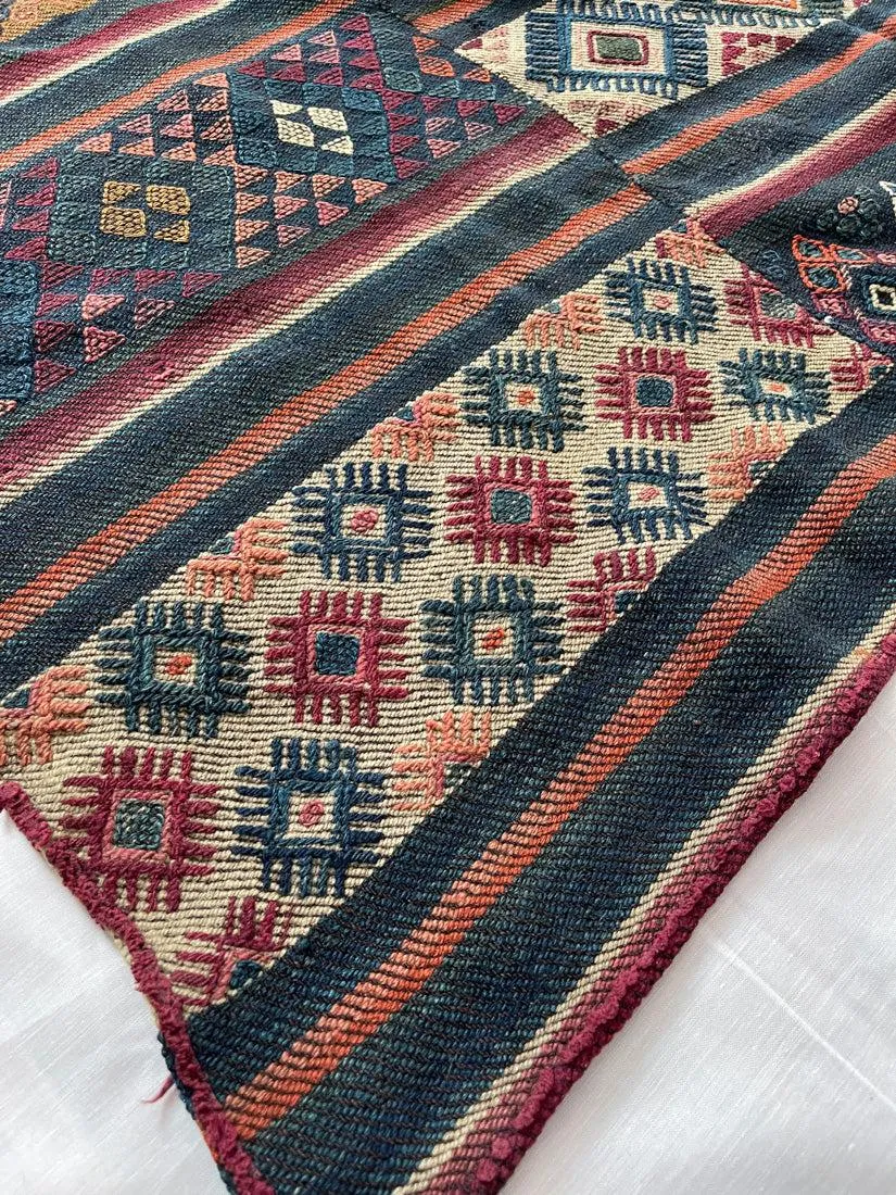 1317 Antique Bhutan Textile Charkab Rain Cloak