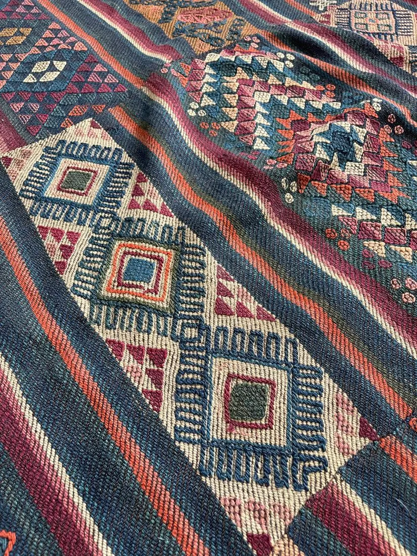 1317 Antique Bhutan Textile Charkab Rain Cloak