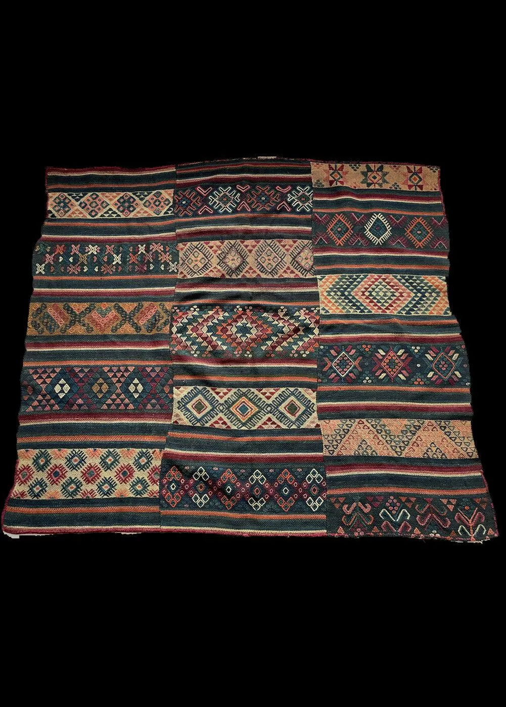 1317 Antique Bhutan Textile Charkab Rain Cloak