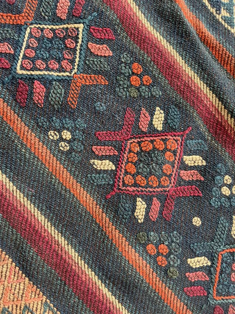 1317 Antique Bhutan Textile Charkab Rain Cloak