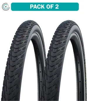 2 Pack Schwalbe Marathon EPlus Tire 27.5 x 2 Clincher Wire Black DualGrd 11159057.01