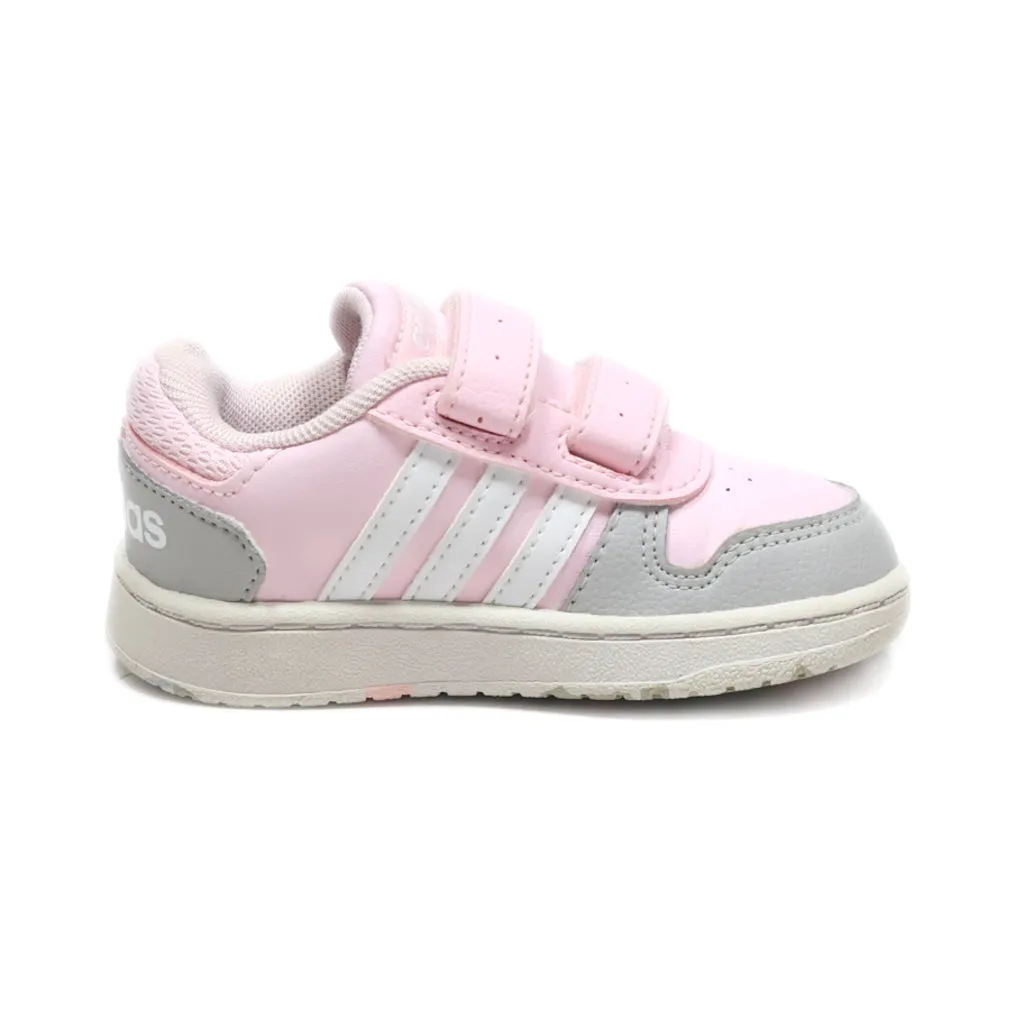 Adidas Hoops 2.0 Walkers Leather Pink Colour For Kids