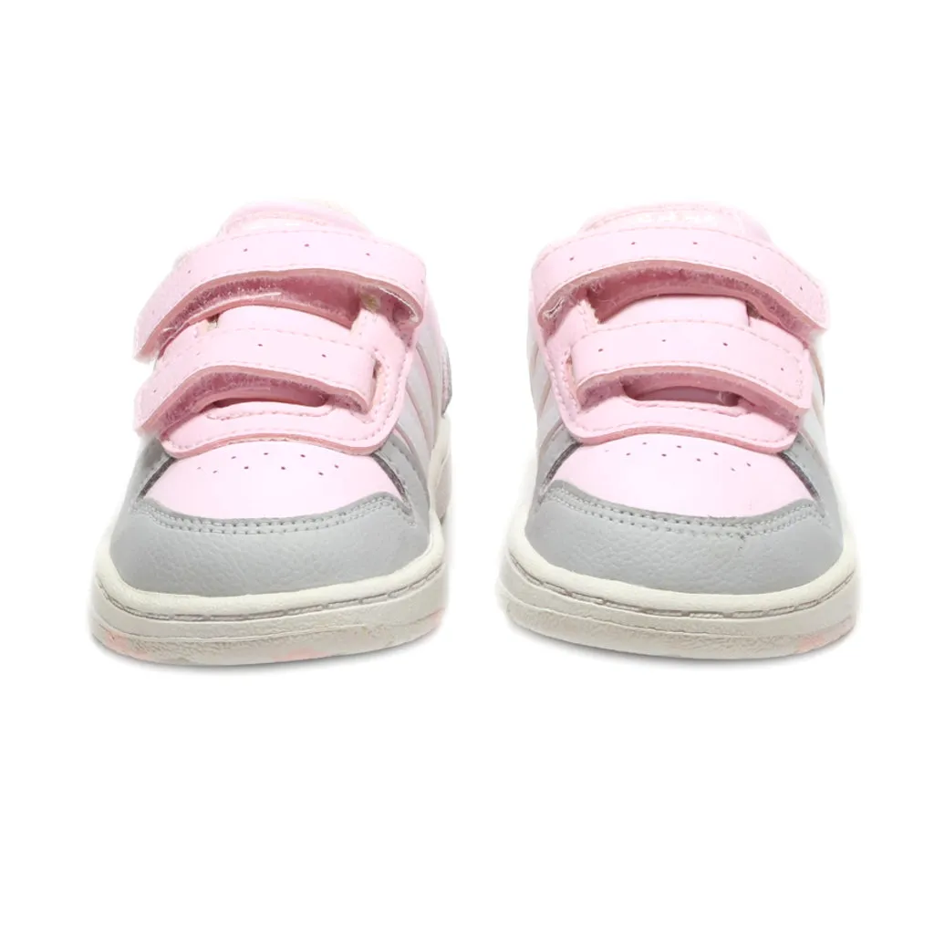 Adidas Hoops 2.0 Walkers Leather Pink Colour For Kids