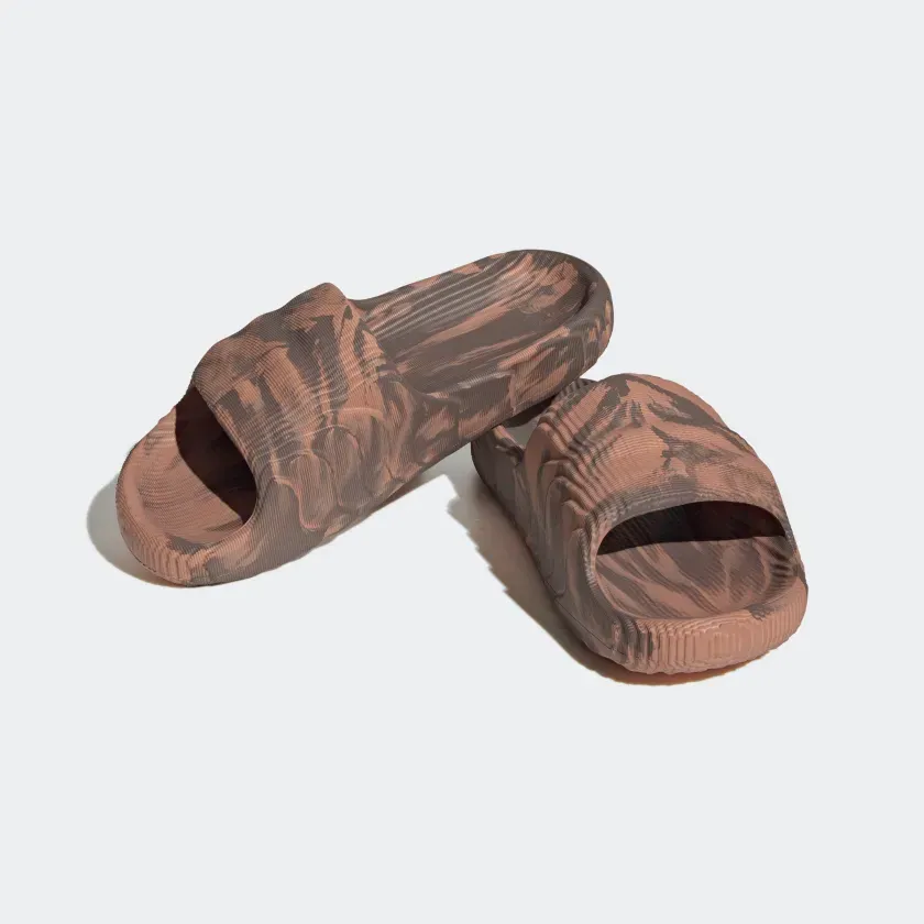 Adidas Men's Adilette 22 Slides - Clay Strata / Earth Strata / Core Black