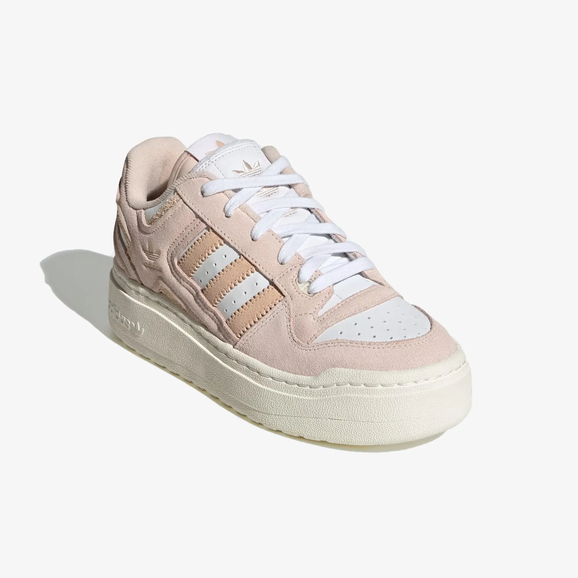 Adidas Originals | WMN'S FORUM XLG  { WHITE/HALO BLUSH