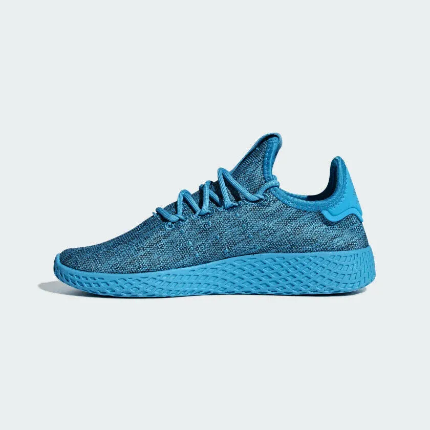 Adidas Tenis Pharrell Williams HU B41928 Kids Bold Aqua/White Tennis Shoes BS184