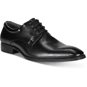 Alfani Mens Andrew Faux Leather Memory Foam Derby Shoes