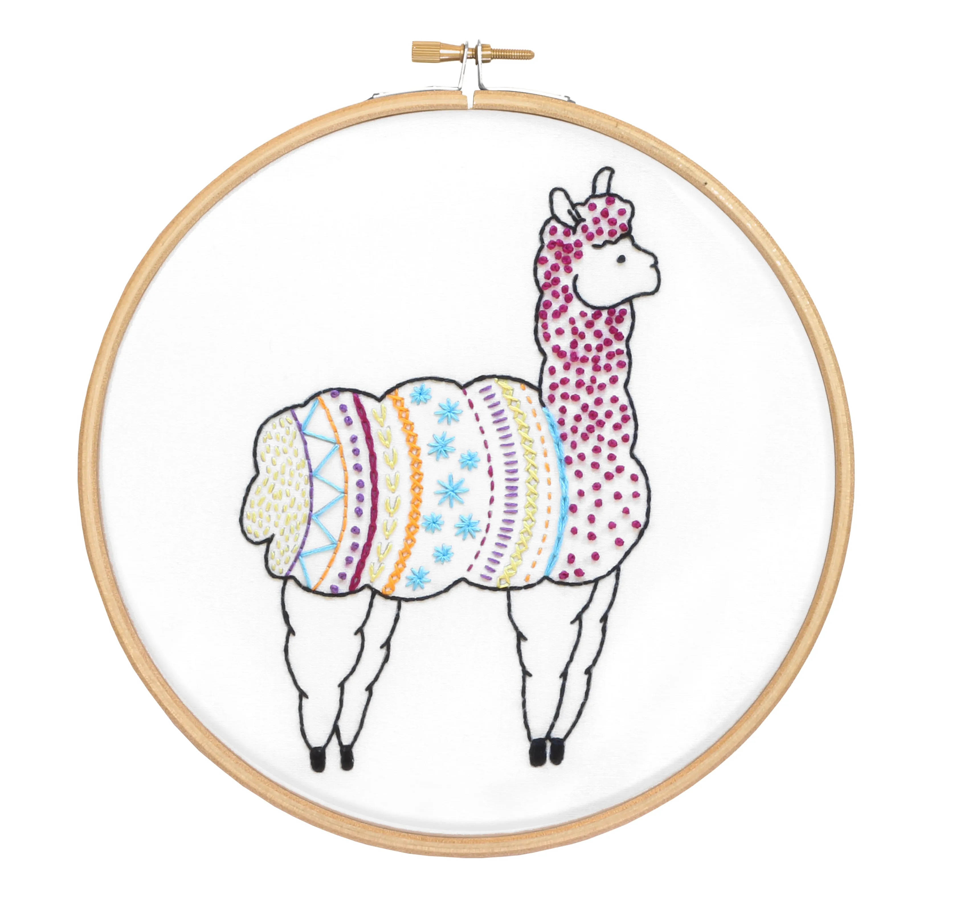 Alpaca Embroidery Kit