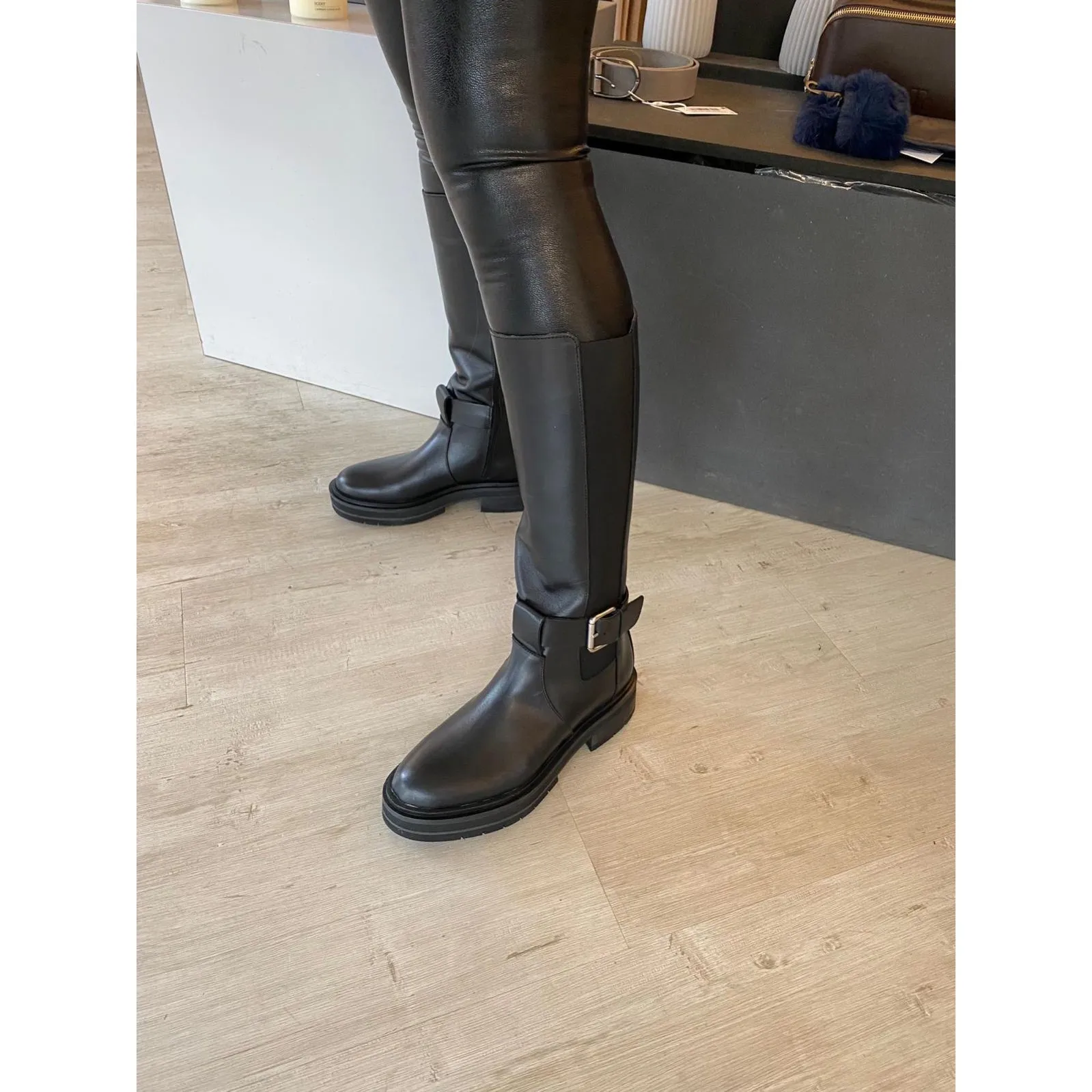 Alpe 5320 Knee Length Biker Boots