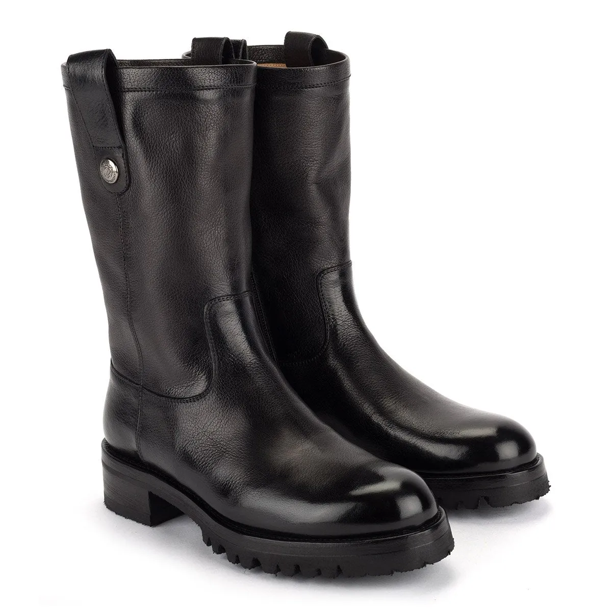 AMINA 58050<br> Biker Boots Black