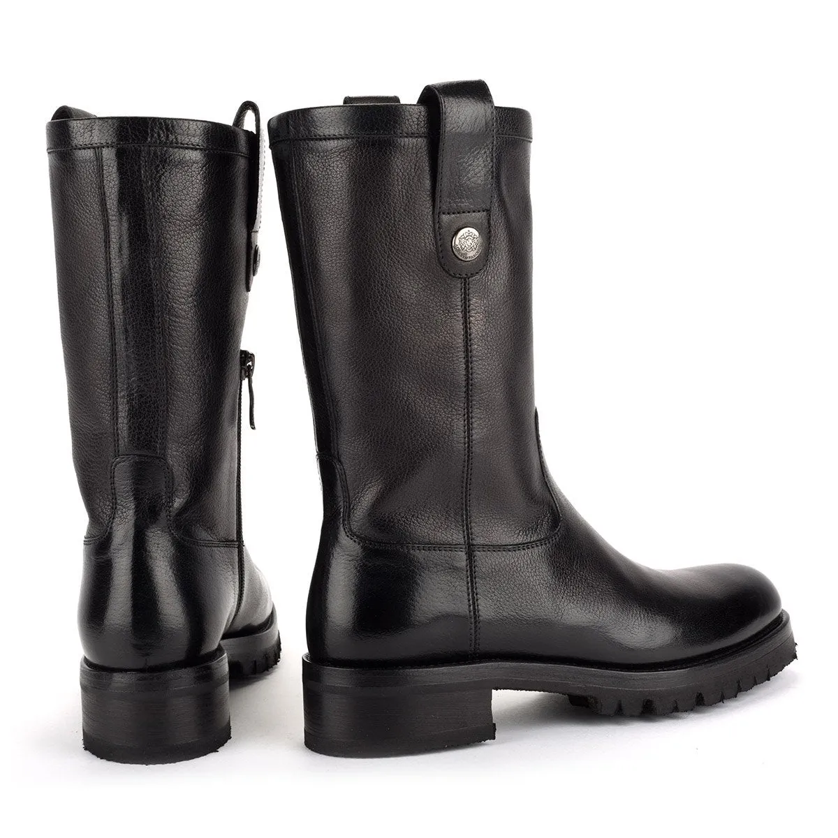 AMINA 58050<br> Biker Boots Black