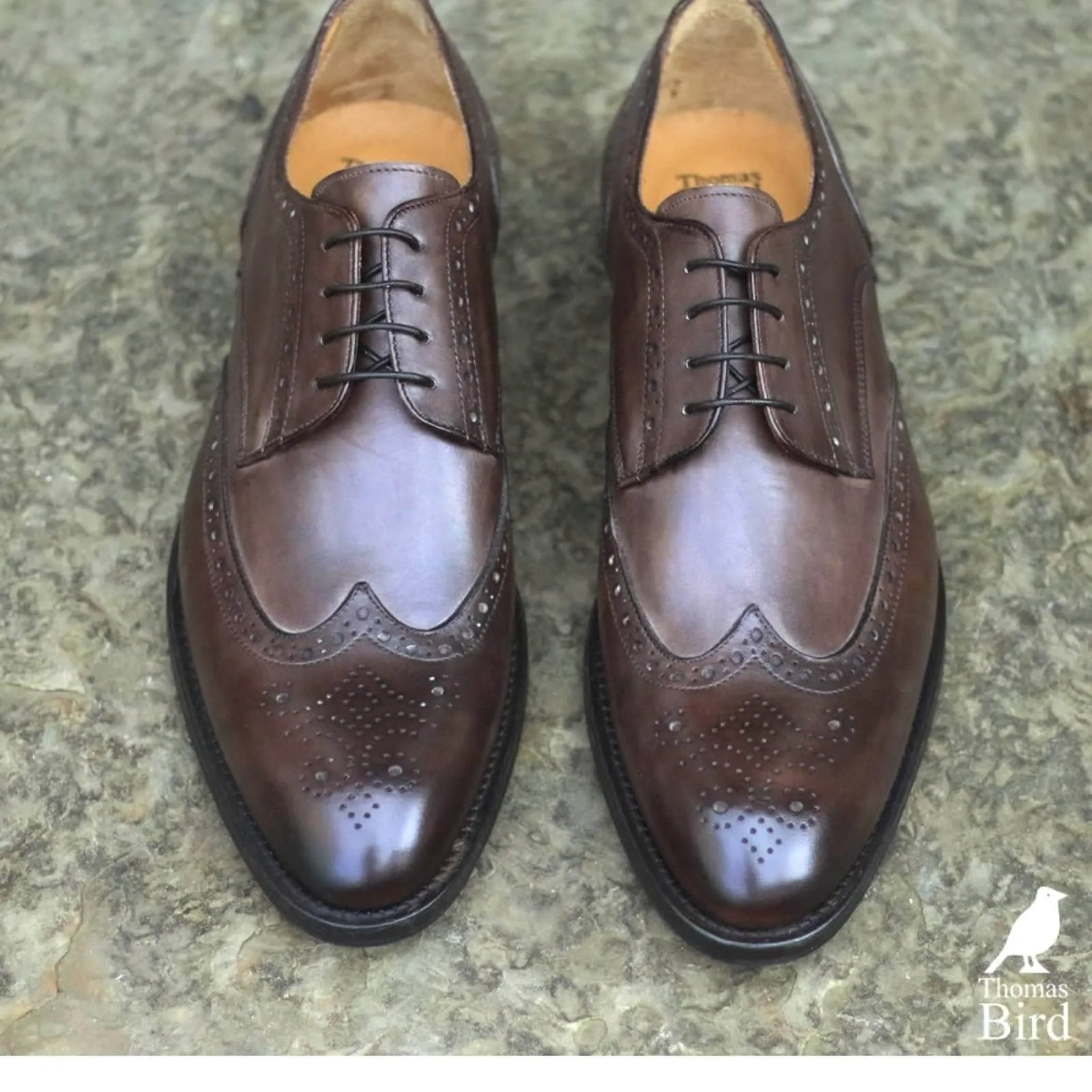 Ashbourne Derby Wingtip Brogue Brown