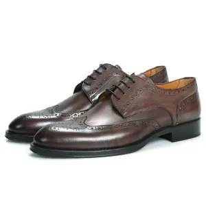 Ashbourne Derby Wingtip Brogue Brown