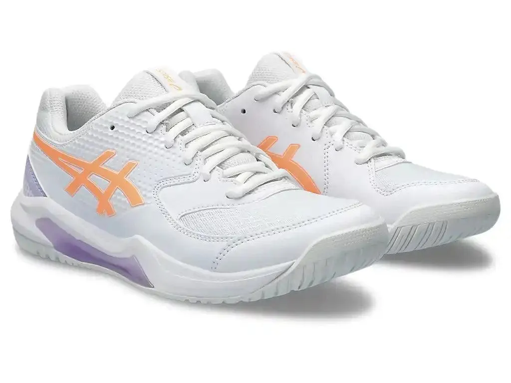 ASICS GEL-DEDICATE 8 PB WOMEN'S (WHITE/BRIGHT SUNSTONE)