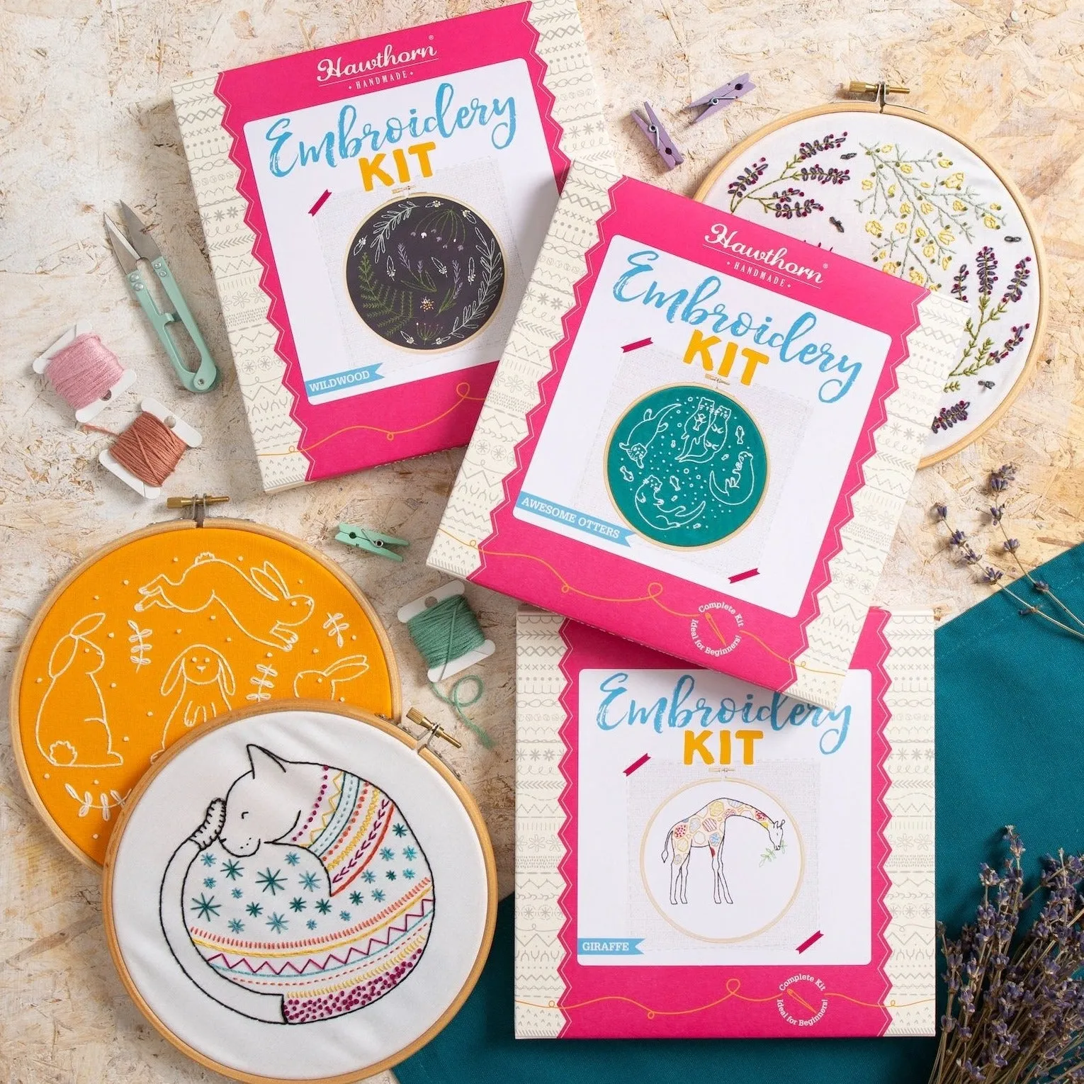 Autumn Doodles Embroidery Kit