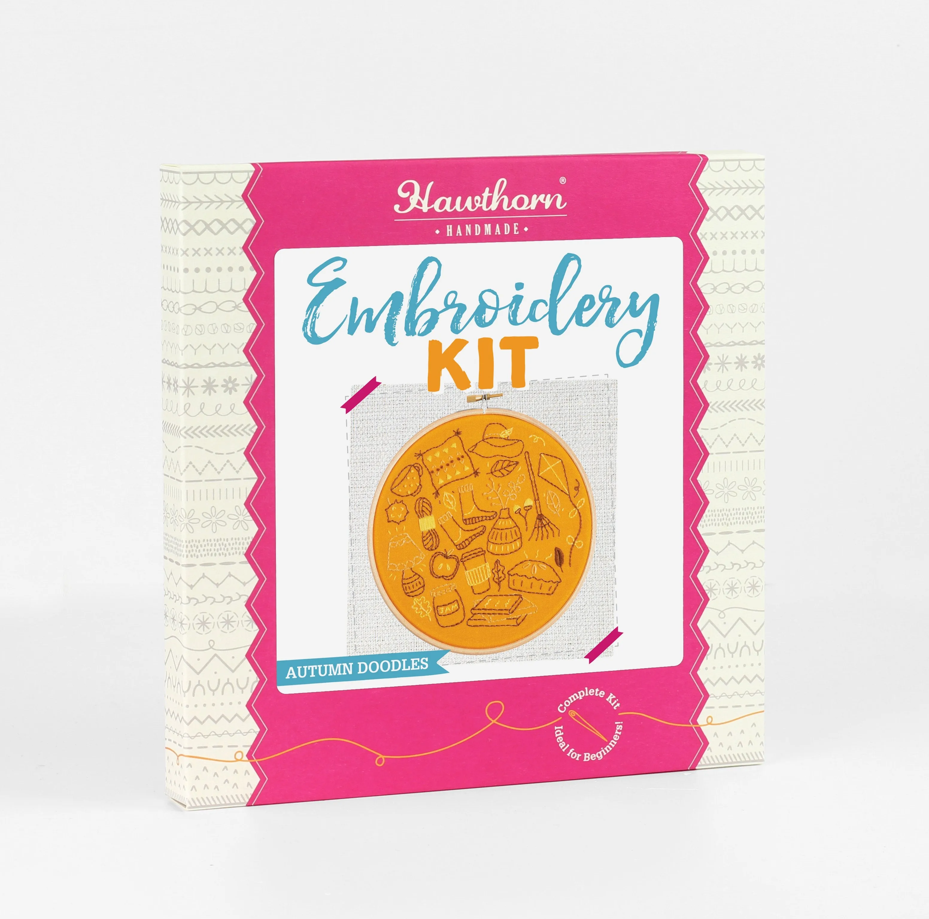 Autumn Doodles Embroidery Kit