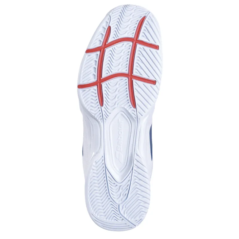 Babolat SFX3 All Court Men Tennis Shoes - White/Estate Blue