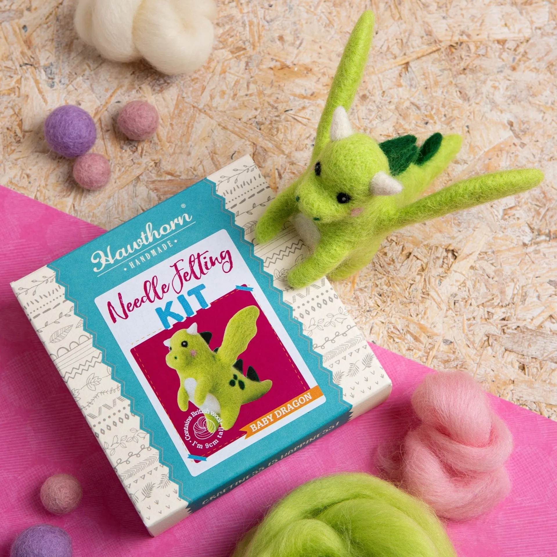 Baby Dragon Needle Felting Kit