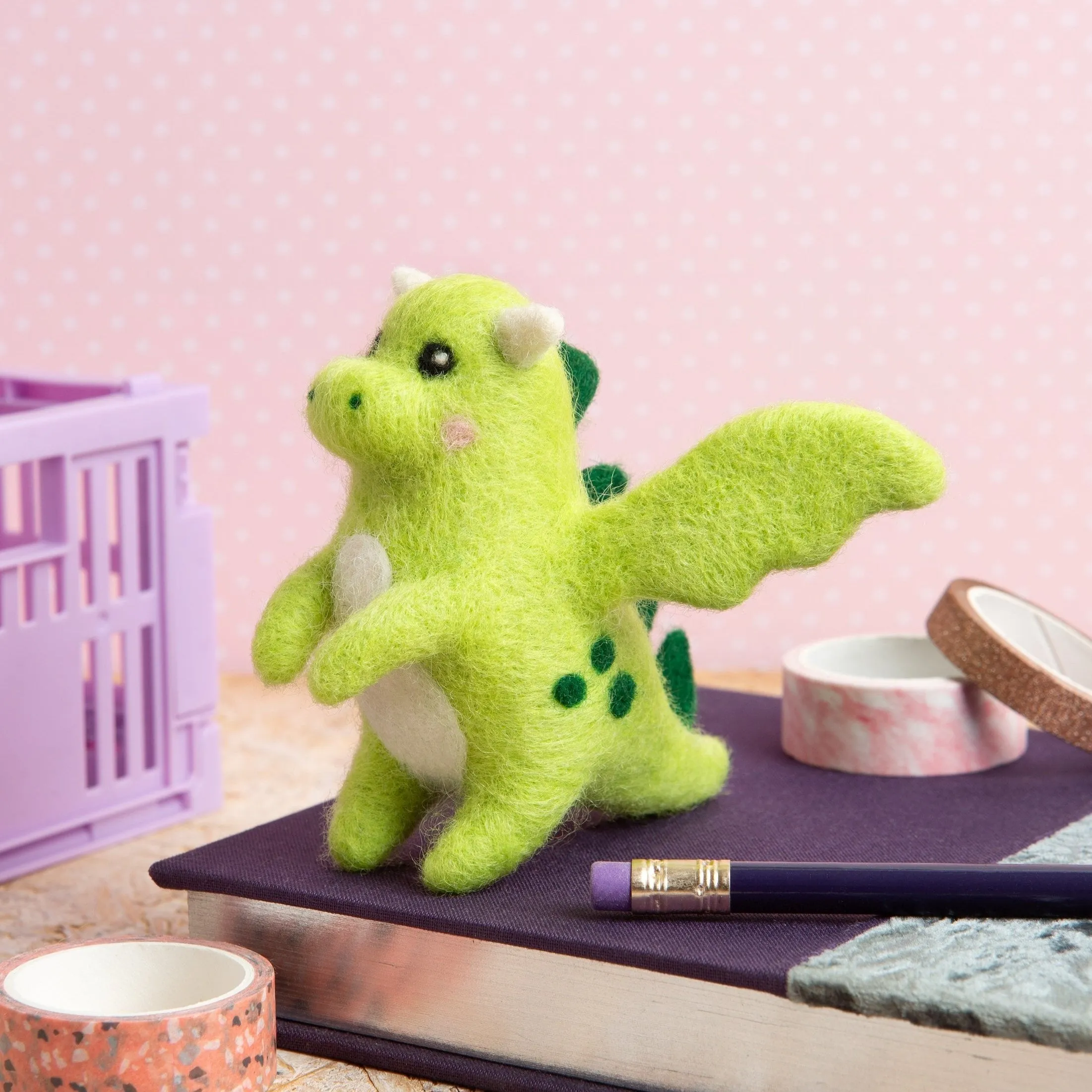 Baby Dragon Needle Felting Kit