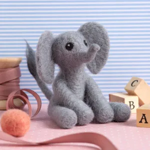 Baby Elephant Needle Felting Kit