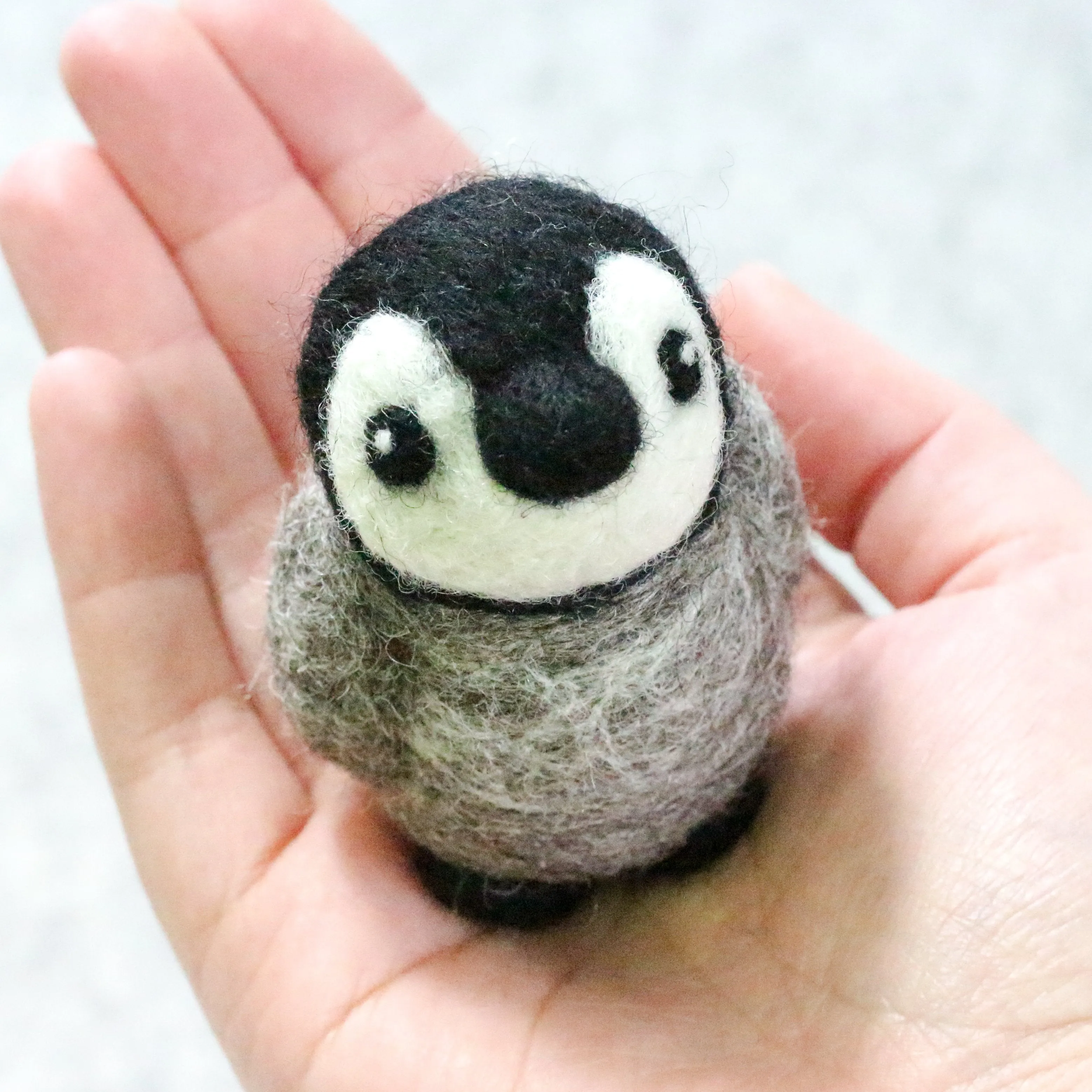 Baby Penguin Needle Felting Kit