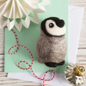 Baby Penguin Needle Felting Kit