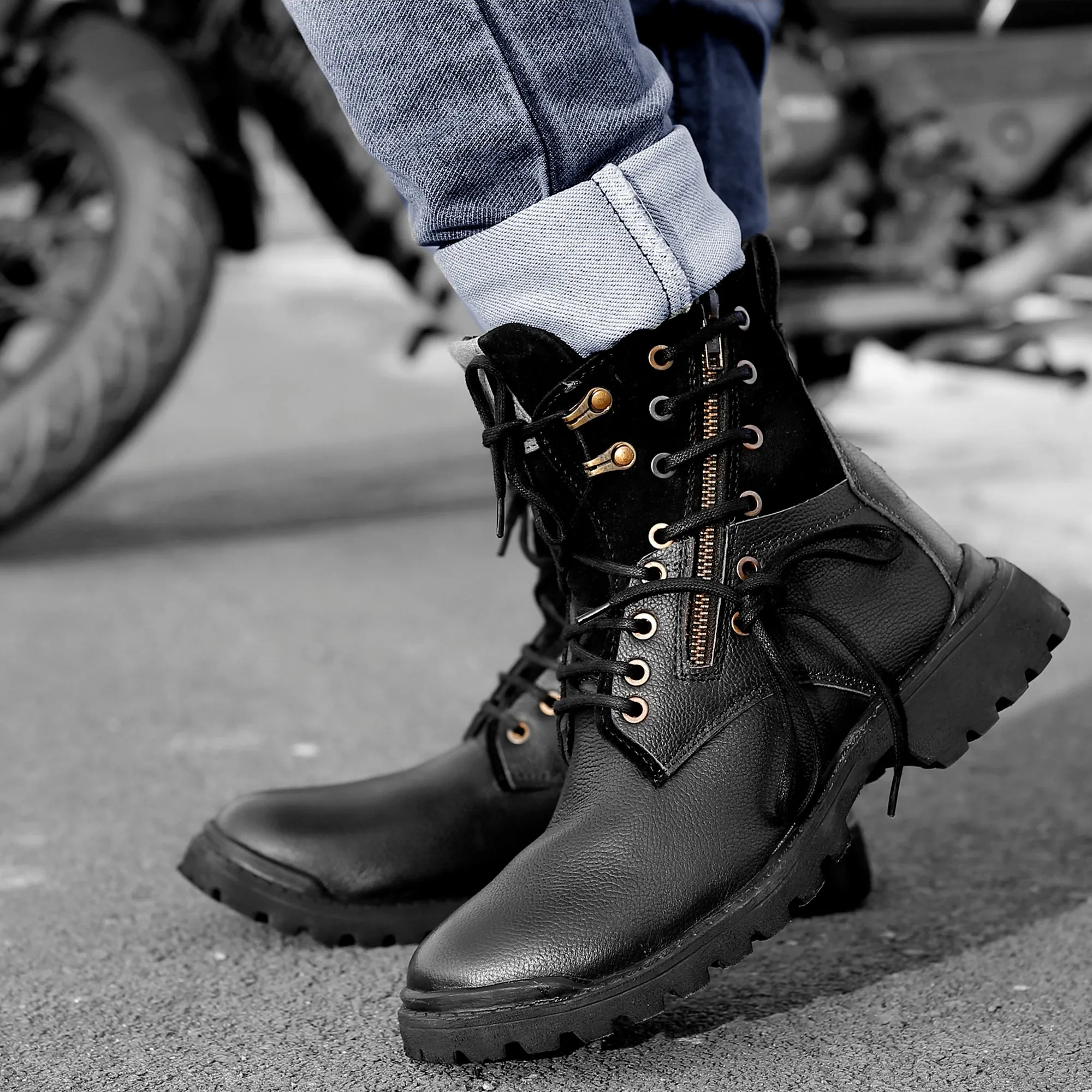 Bacca Bucci Combat Boots