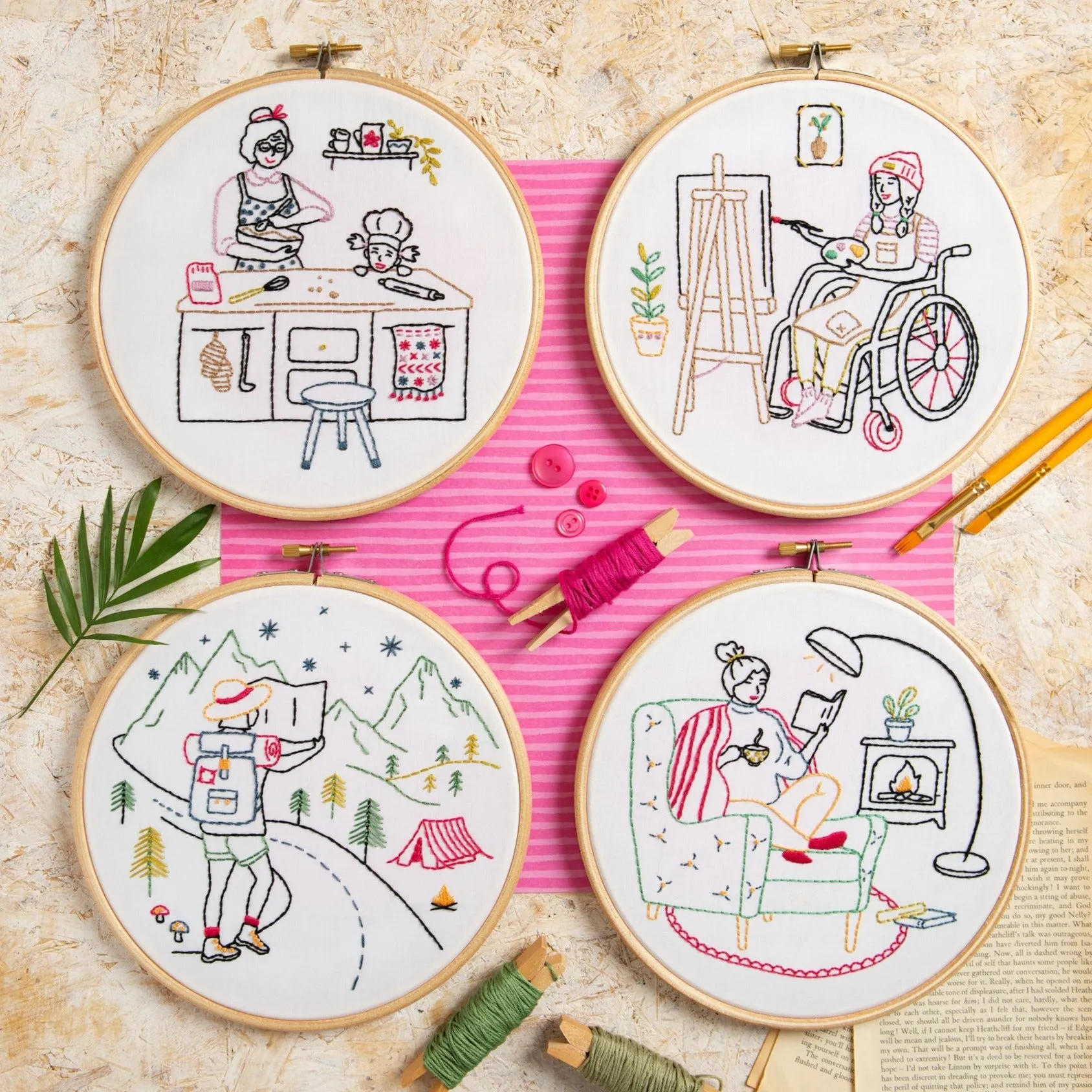 Bake Embroidery Kit (Wonderful Women Collection)