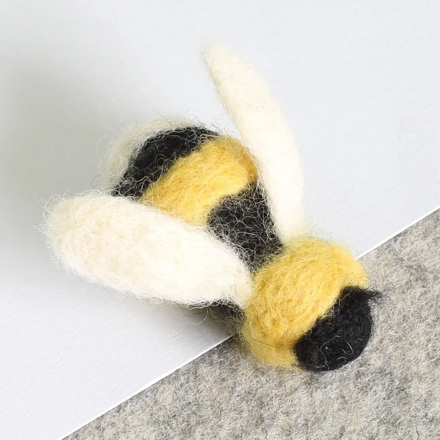 Bee Brooch Needle Felting Kit