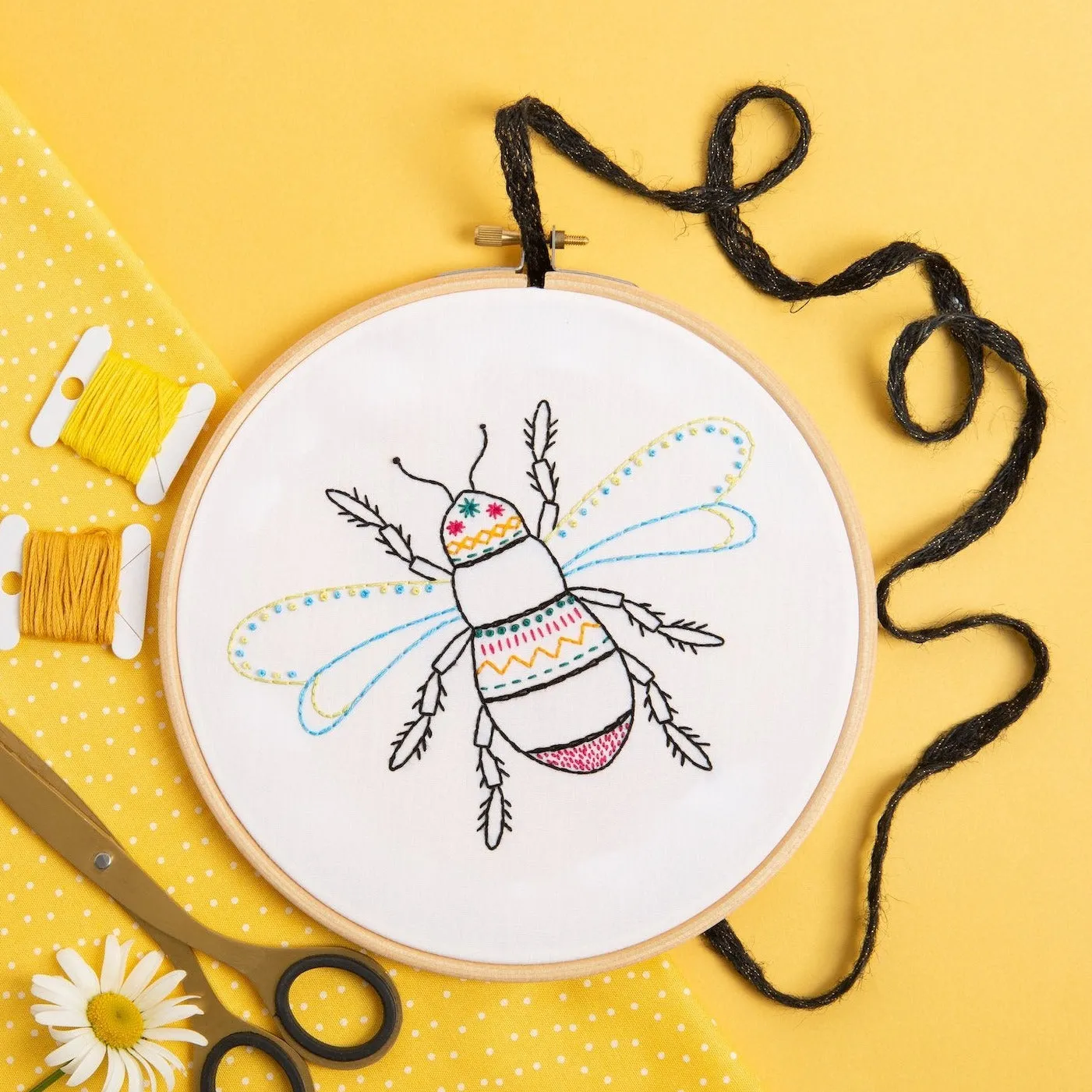 Bee Embroidery Kit