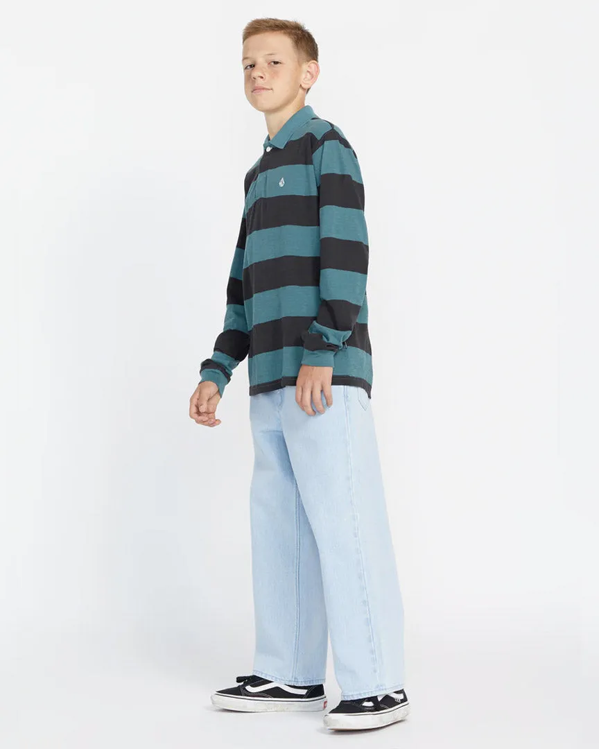 Big Kids Billow Denim Pants - Light Blue