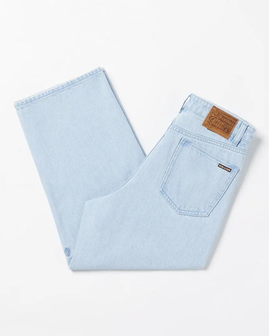 Big Kids Billow Denim Pants - Light Blue