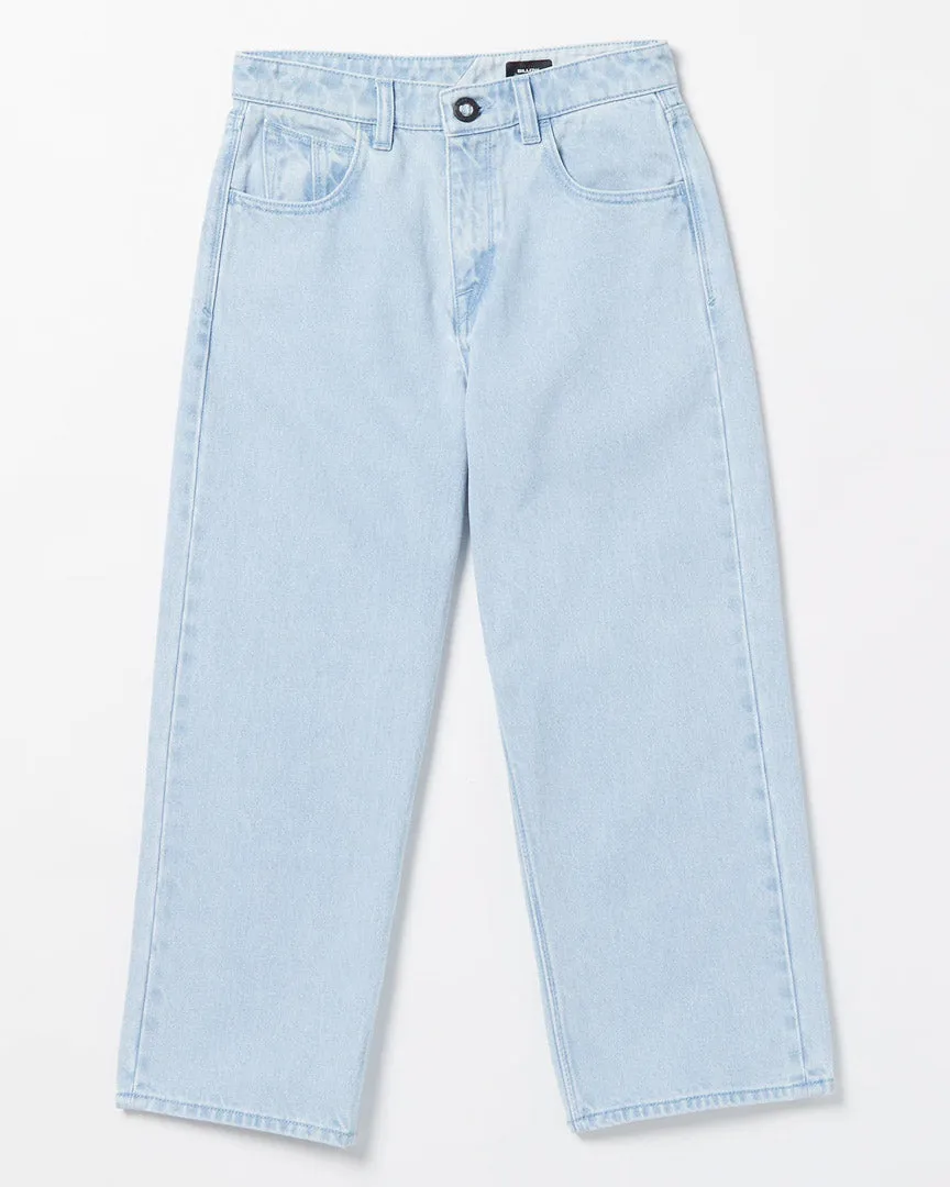 Big Kids Billow Denim Pants - Light Blue