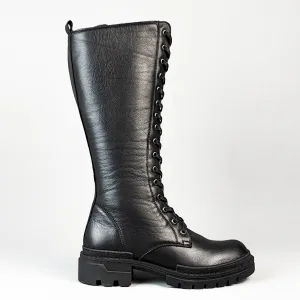 Biker high boots