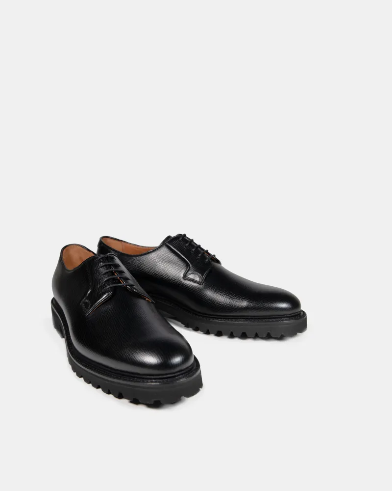 Black Alcazar Derby Shoe