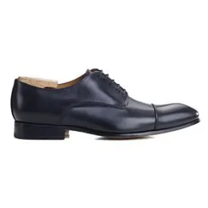 Black Derby Shoes - Leather outsole - GARSTON