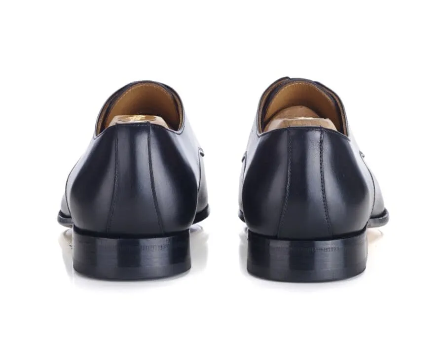 Black Derby Shoes - Leather outsole - GARSTON