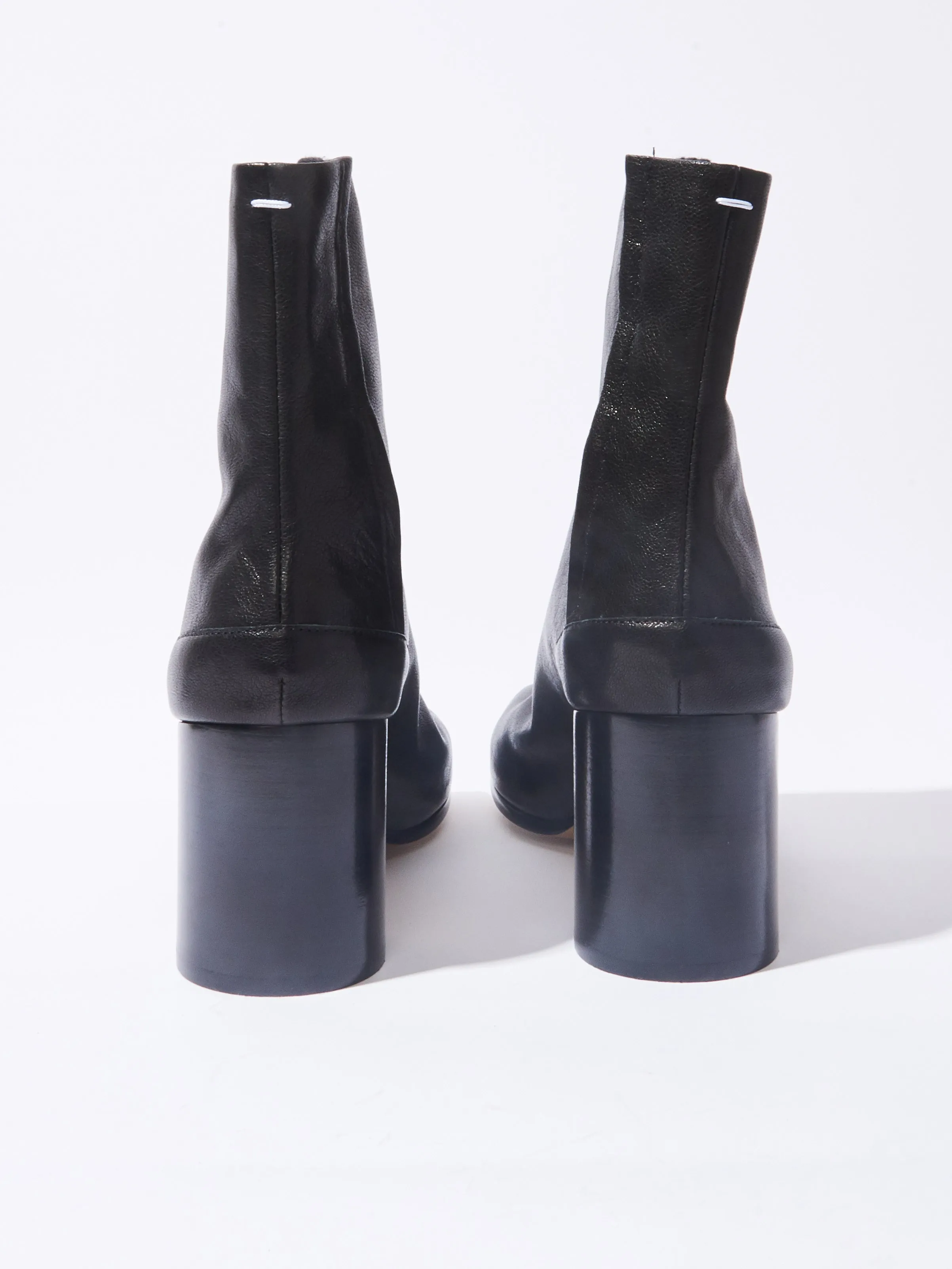 Black High-Heel Tabi Boots