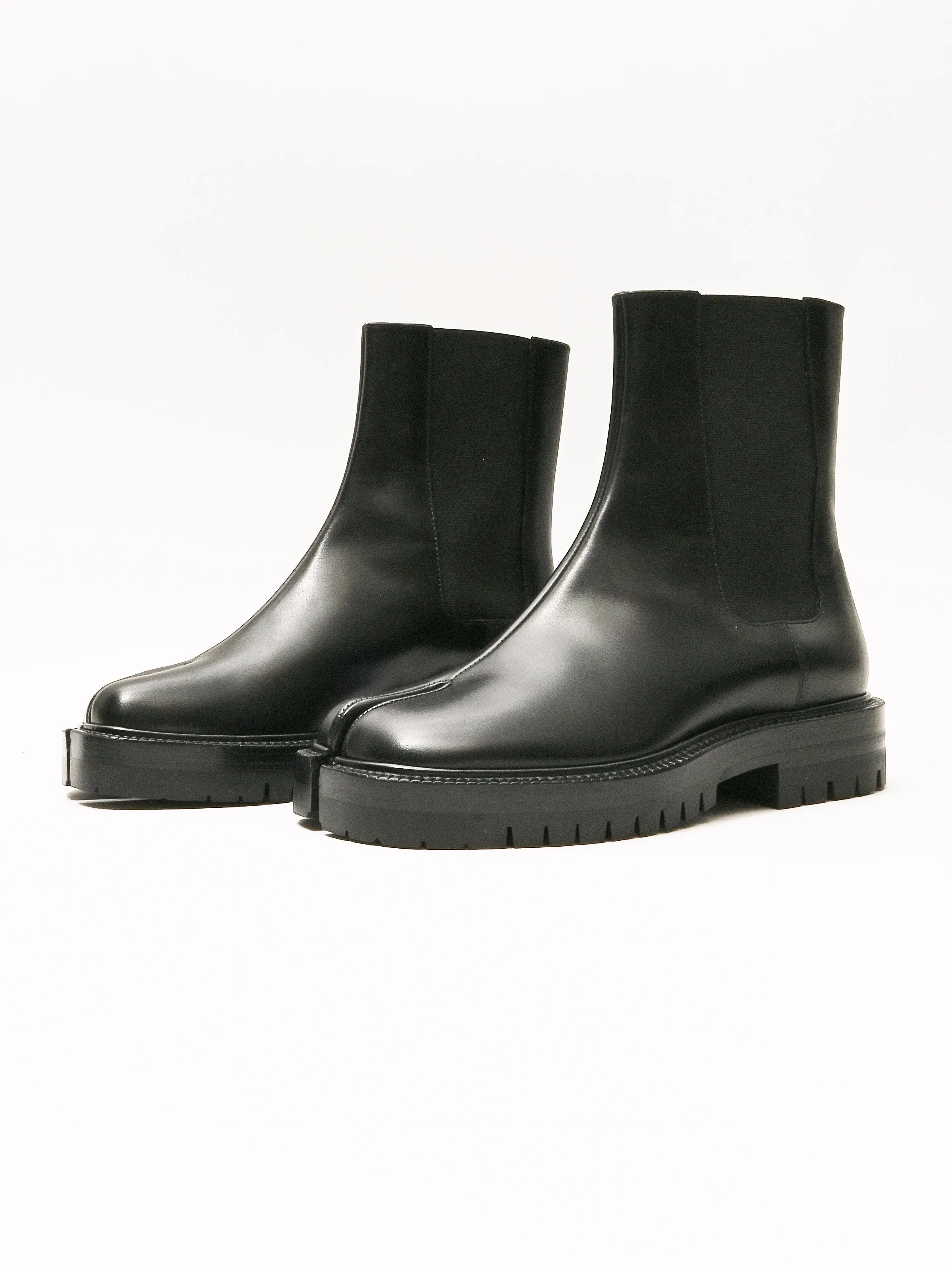 Black Tabi Chelsea Boot