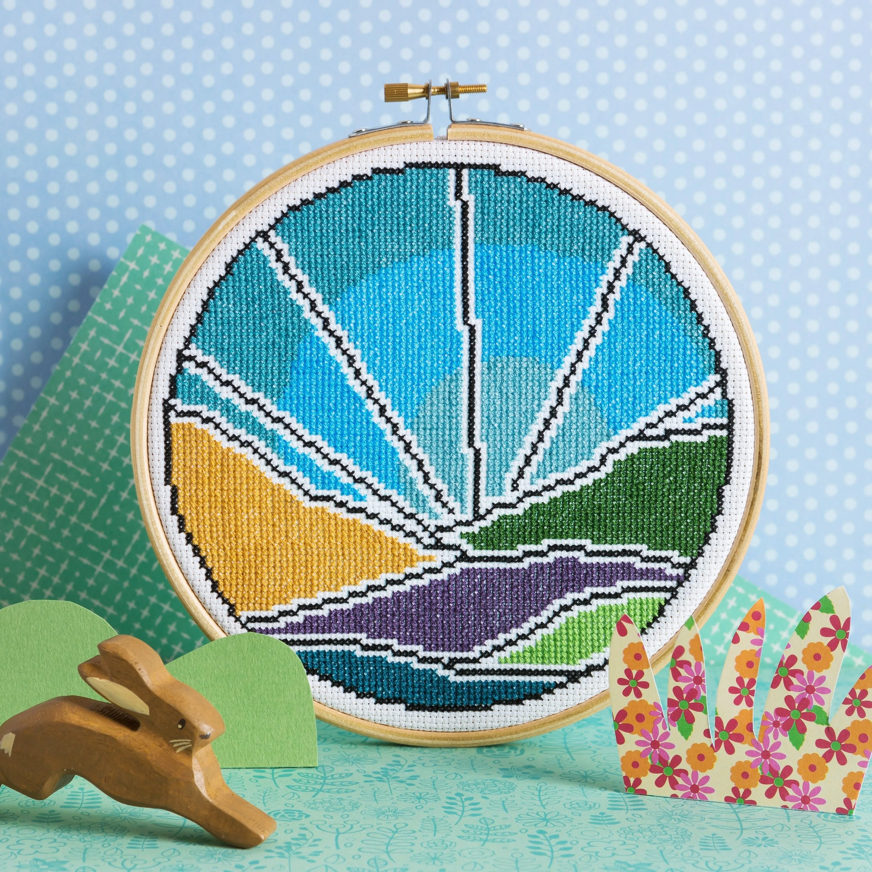 Blue Sky Cross Stitch Kit