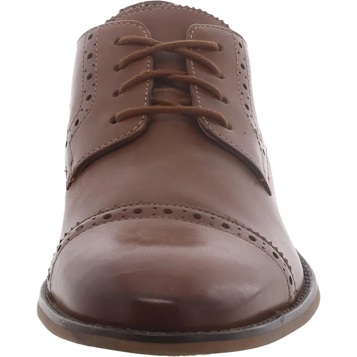 Bostonian Mens Lamont Cap Leather Lace-Up Derby Shoes