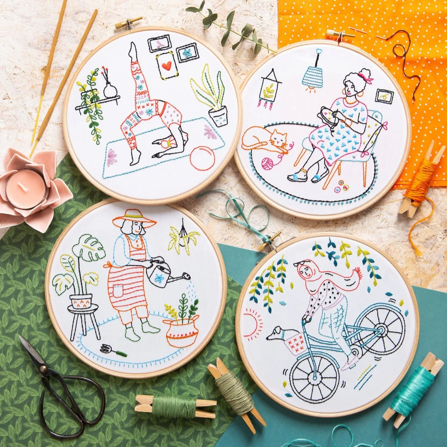 Breathe Embroidery Kit (Wonderful Women Collection)