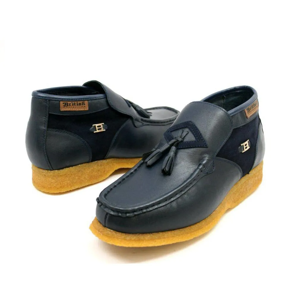 British Walkers Palace Men's Leather and Suede Slip On