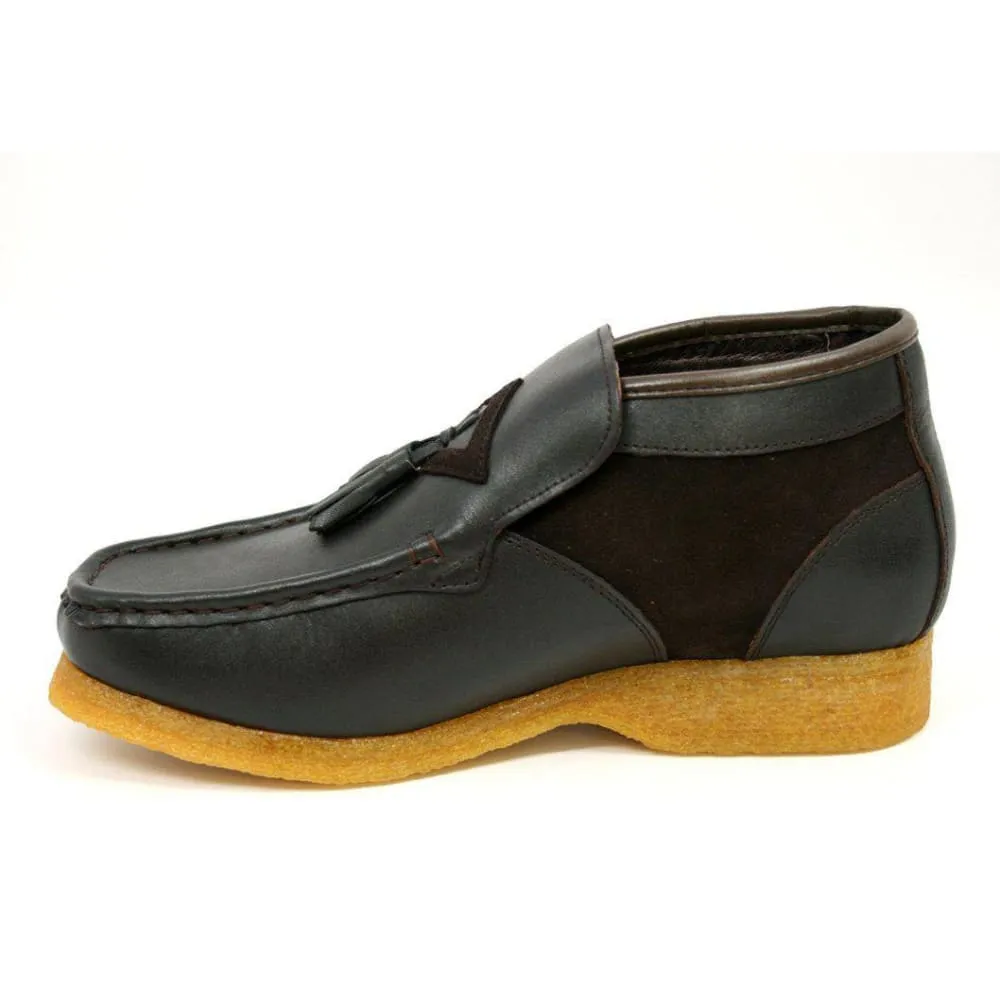 British Walkers Palace Men's Leather and Suede Slip On