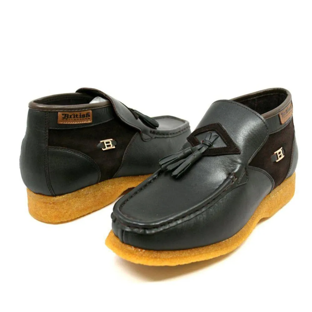 British Walkers Palace Men's Leather and Suede Slip On