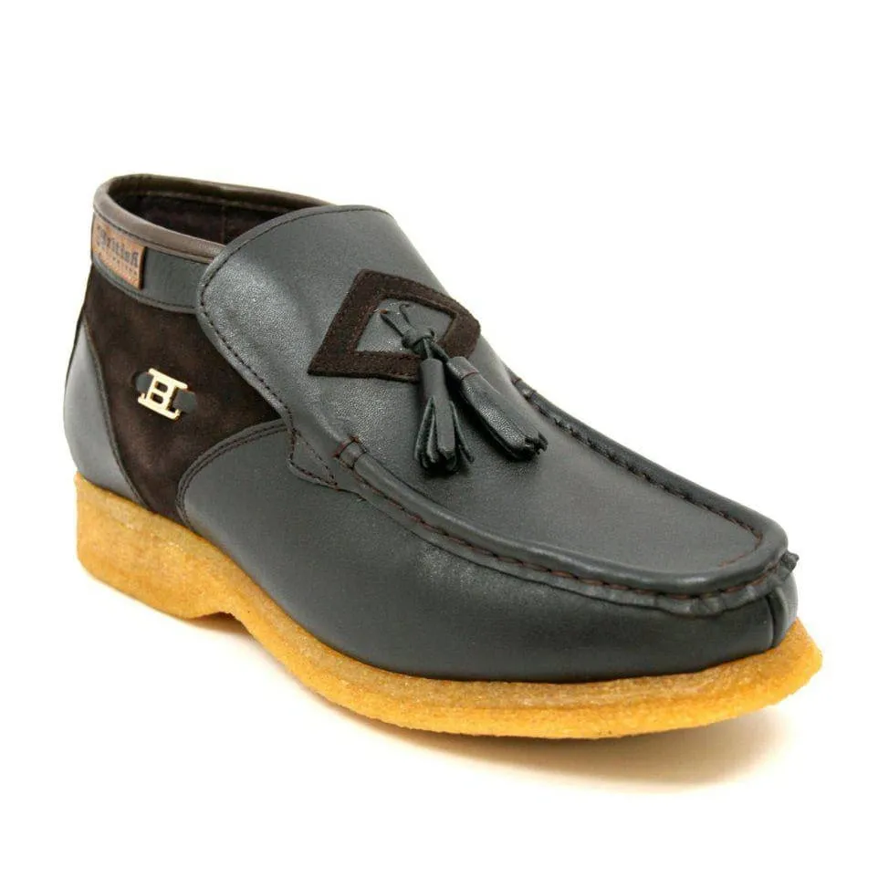 British Walkers Palace Men's Leather and Suede Slip On