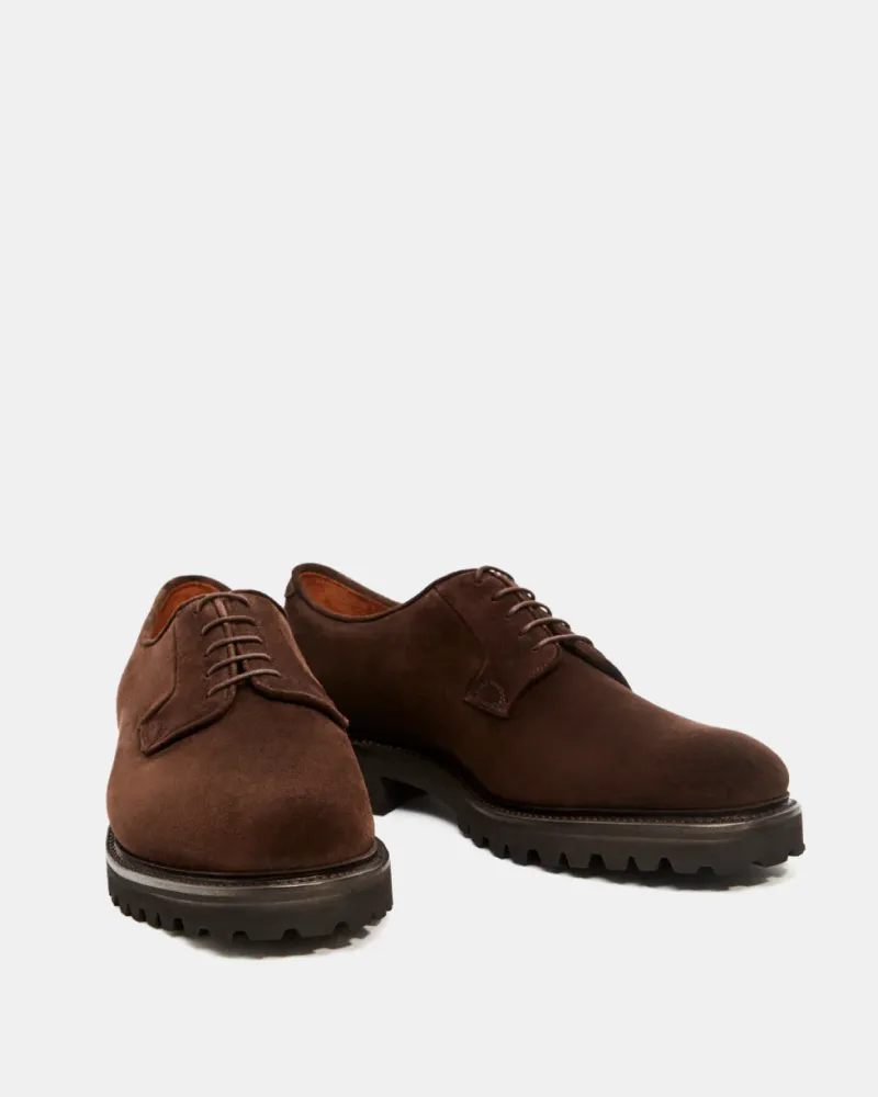 Brown Suede Derby Shoe