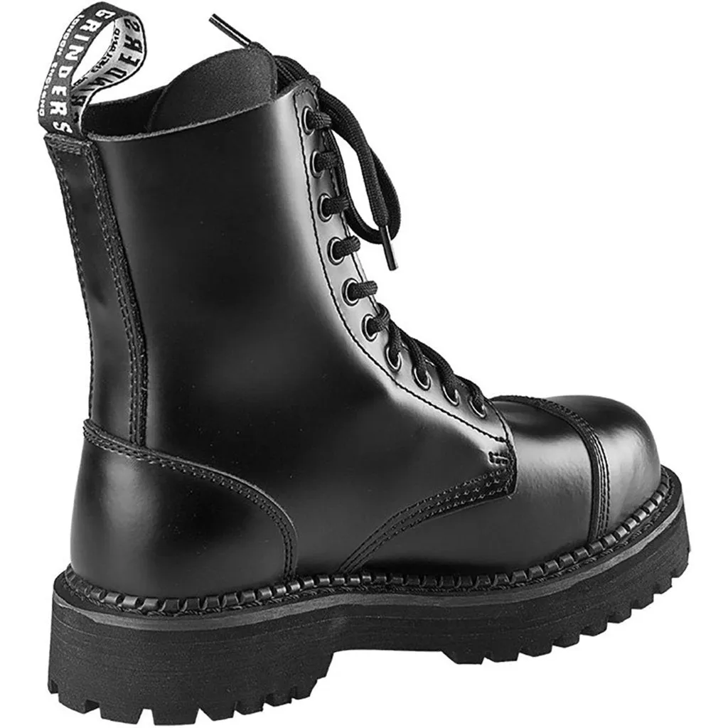 Bulldog Leather Unisex Ankle Biker Steel Toe Boots