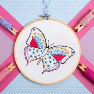 Butterfly Embroidery Kit